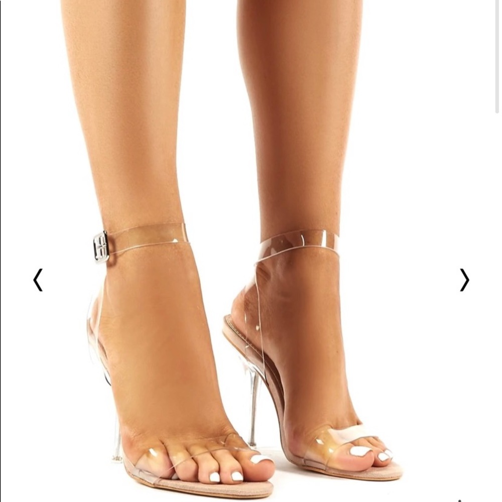 Public Desire Clear Heels